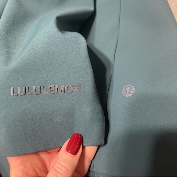 Men’s Lululemon Cross Chill Jacket Waterproof Fleece Coat Green Jasper Large Nwt - Picture 9 of 13